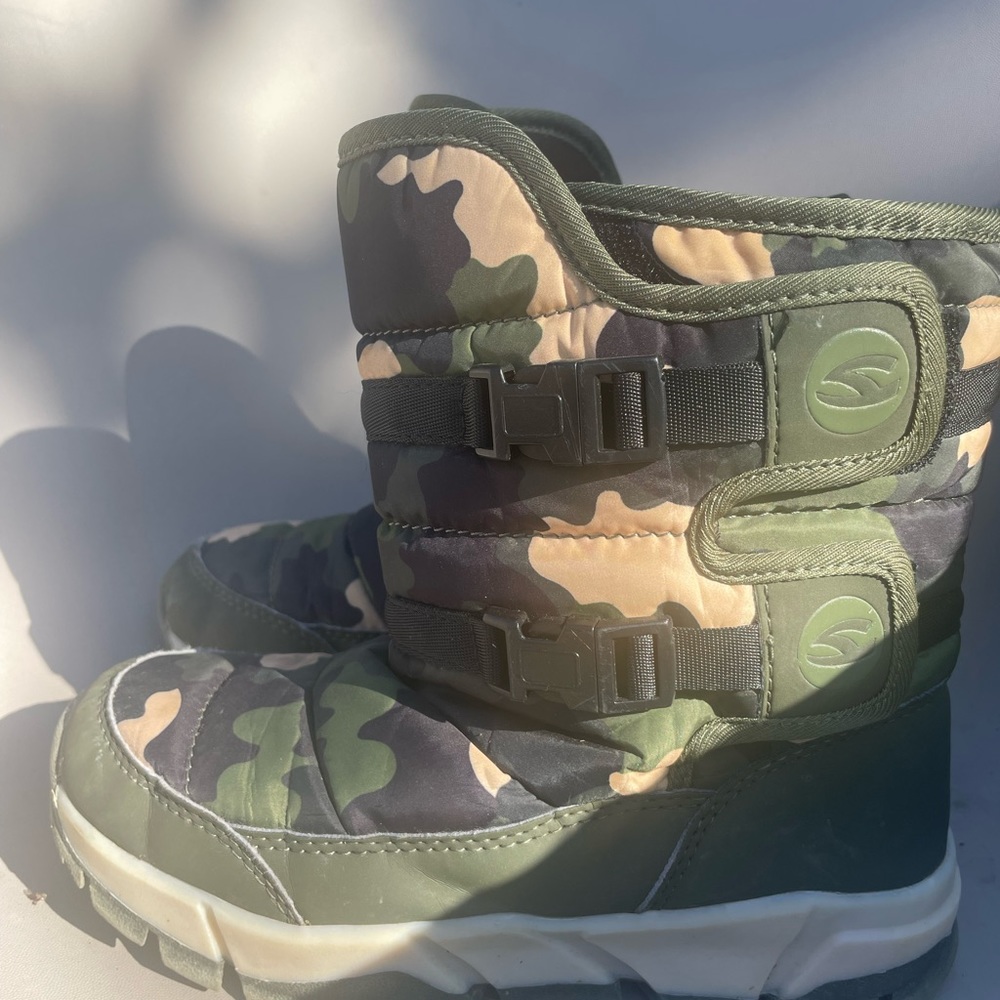 Kids Snow Boots Camouflage